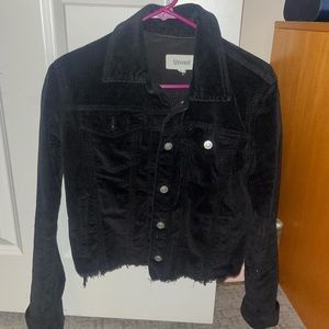 Corduroy Black Jacket